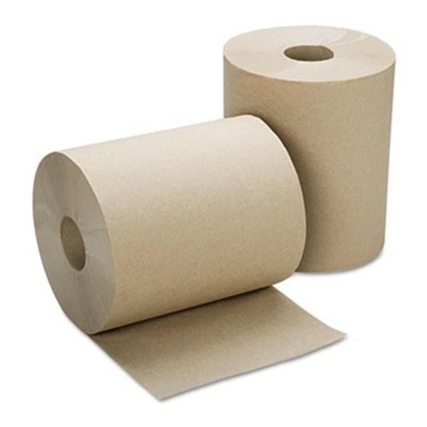 Highkey 8 in. x 600 ft. Continuous Roll Paper TowelNatural LR1415613